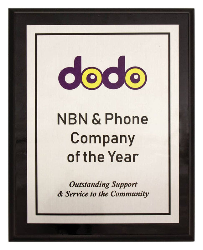 Colour Plaque - Silver