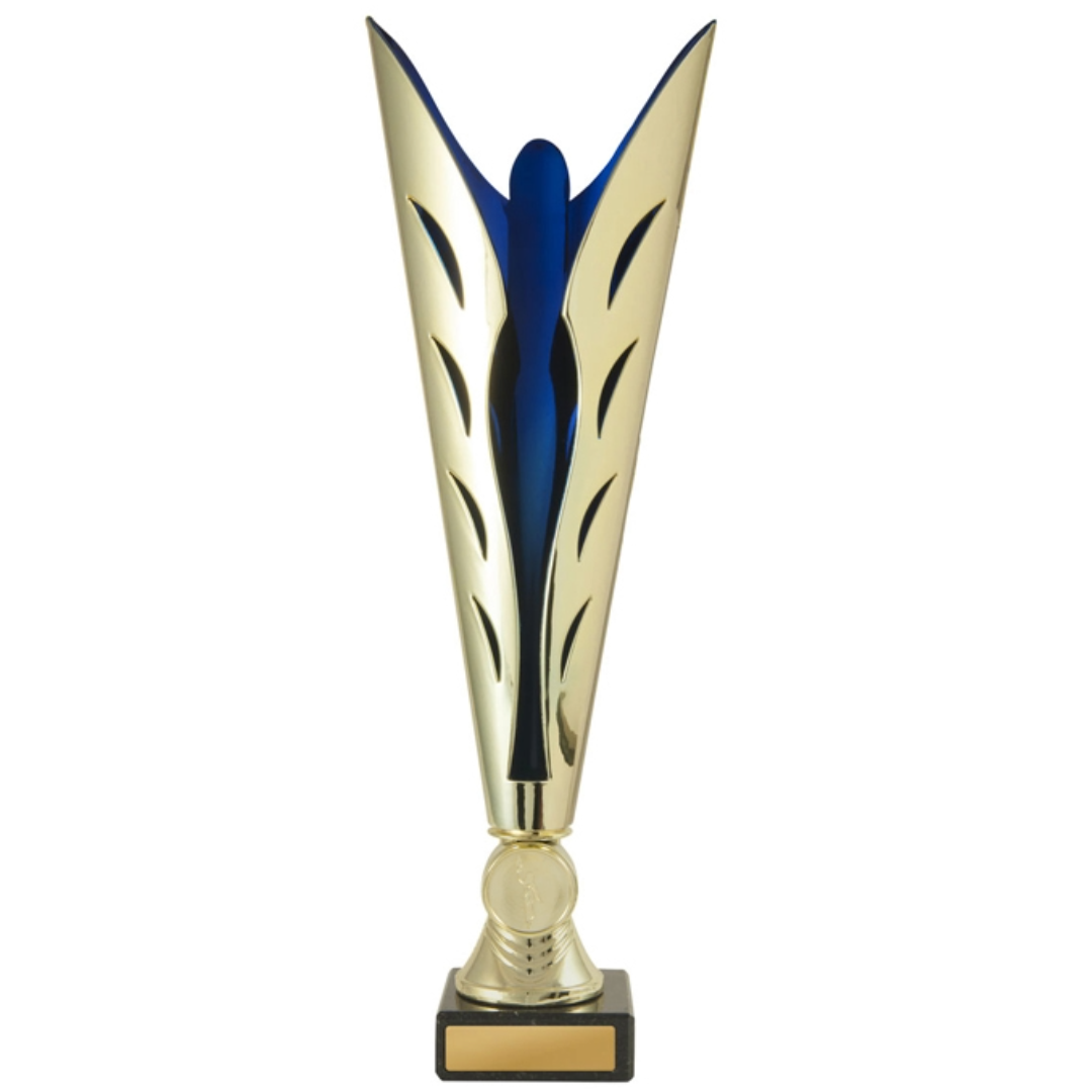 Dancing Silhouette Cup Gold-Blue