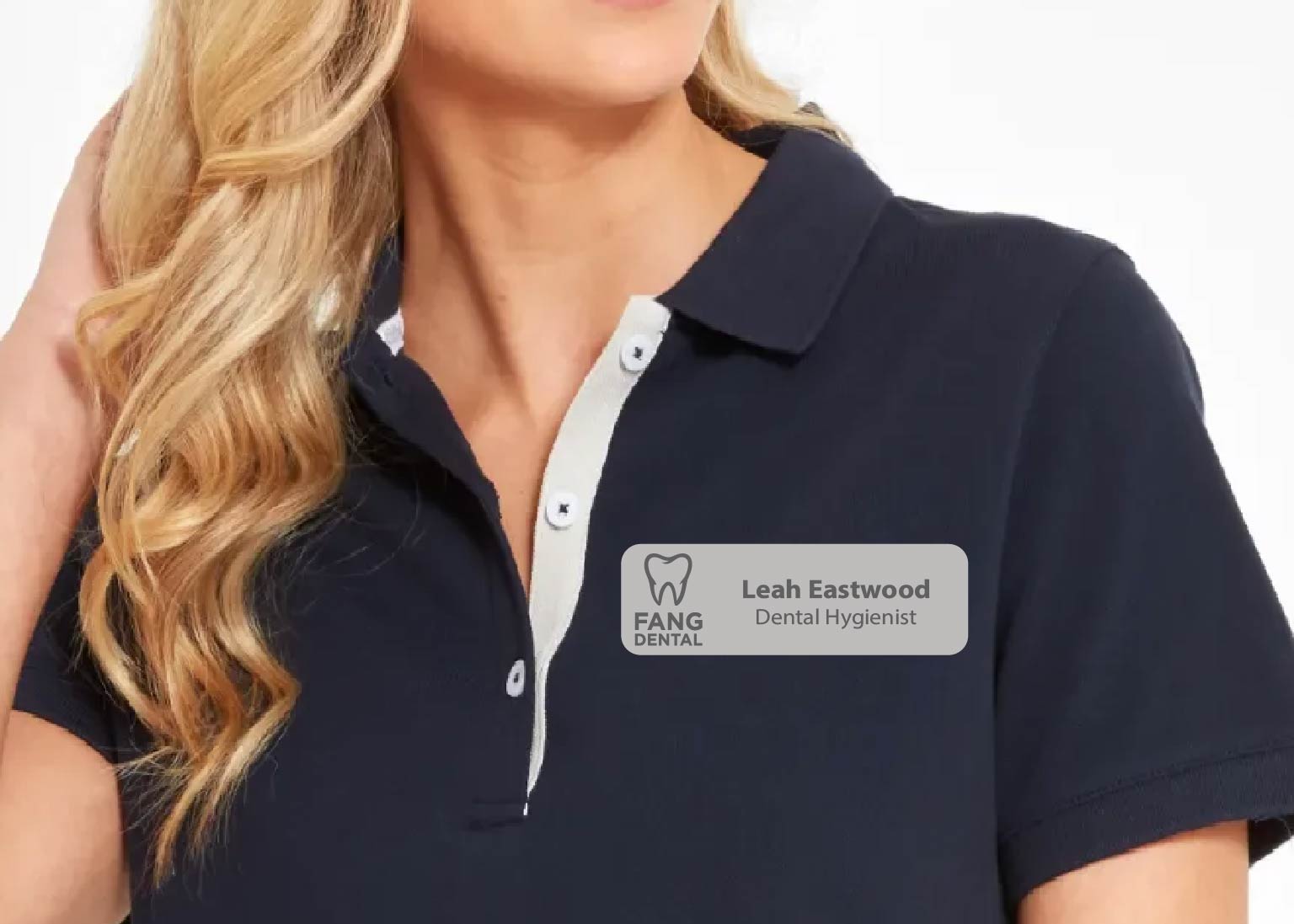 Brushed Aluminium Name Badges